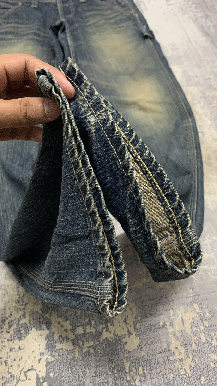 If Six Was Nine Archive Blue Way Japan Mud Wash Flare Jeans Y2K Grunge 30 Size US 30 / EU 46 - 7 Thumbnail