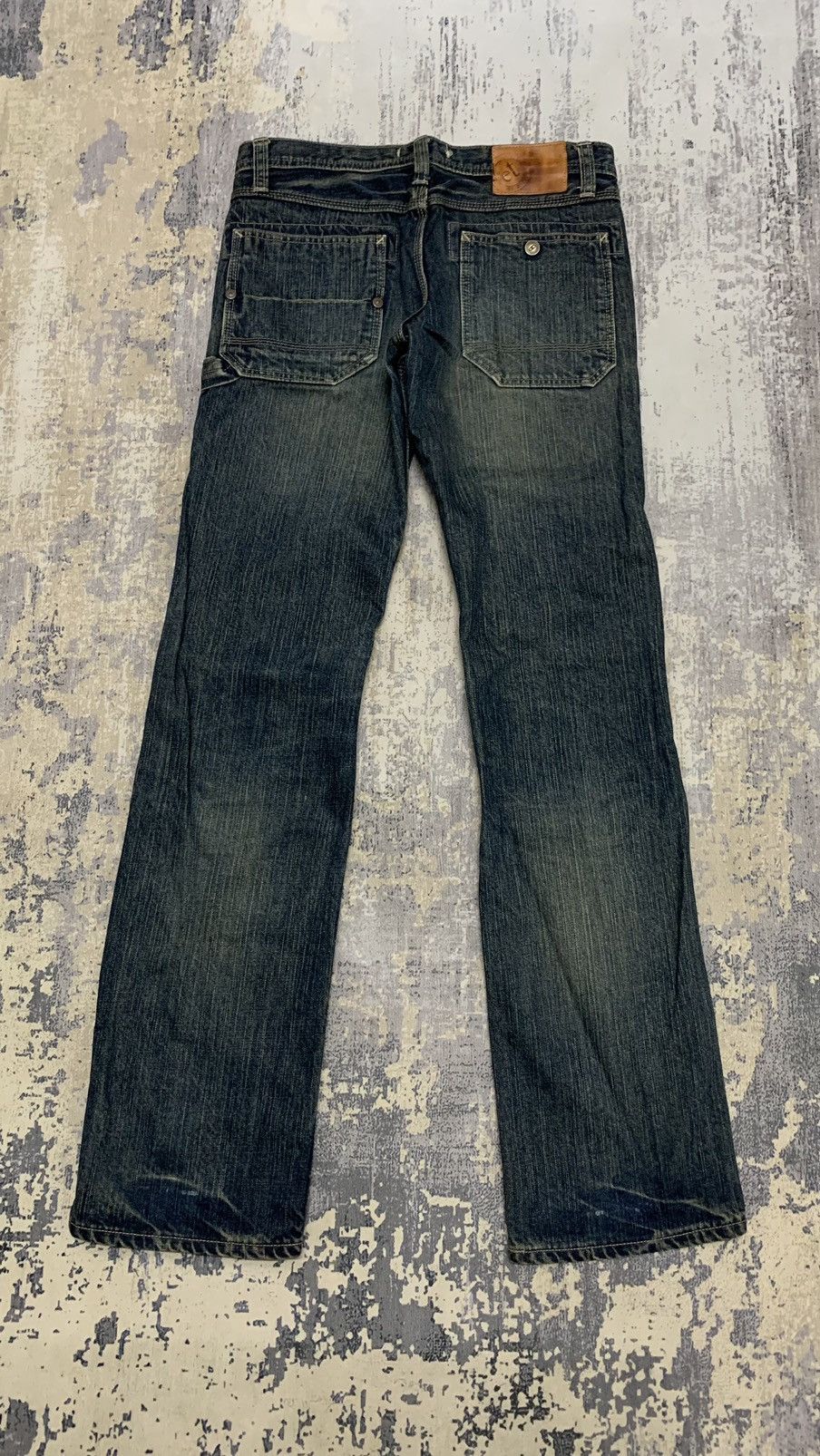 If Six Was Nine Archive Blue Way Japan Mud Wash Flare Jeans Y2K Grunge 30 Size US 30 / EU 46 - 8 Thumbnail
