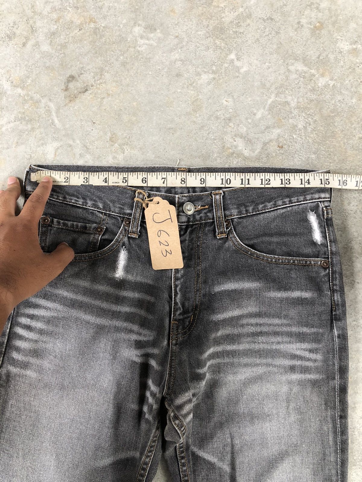Japanese Brand Japanese Tomack Flared Jeans Distressed Jeans Size US 30 / EU 46 - 17 Thumbnail