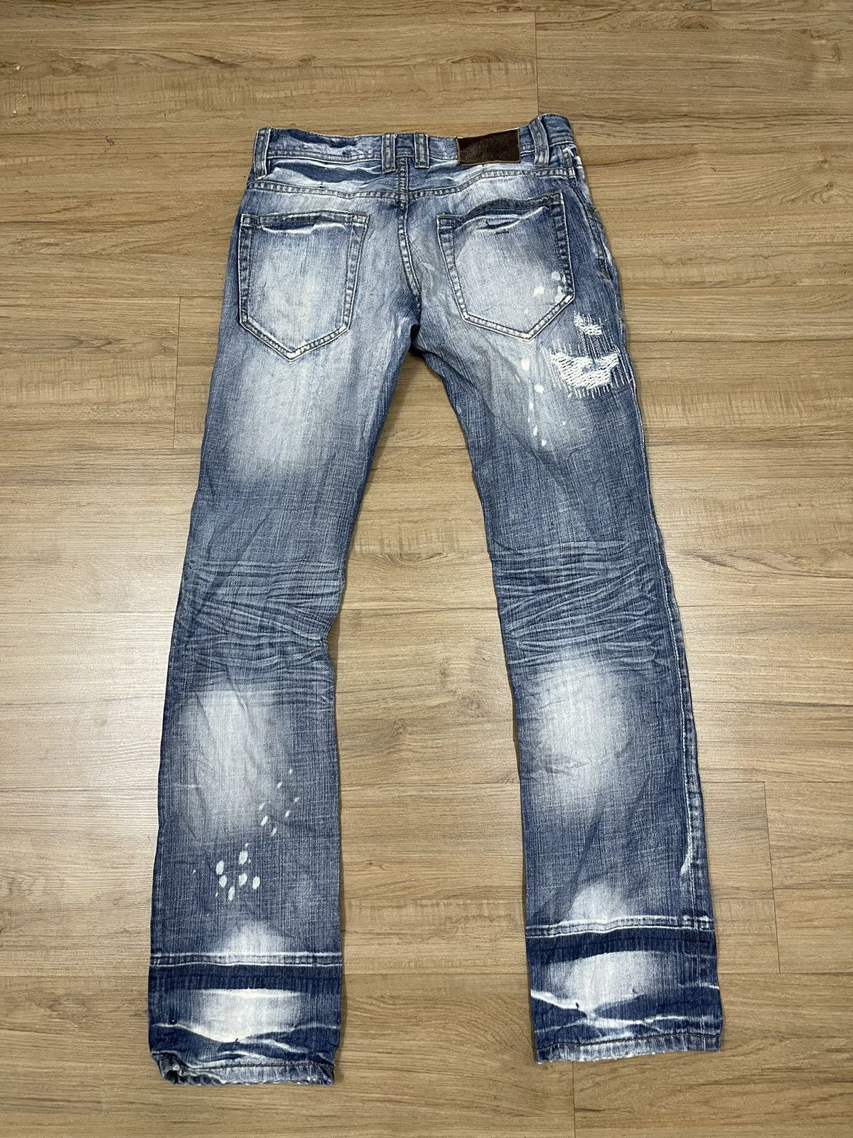 Issey Miyake Tete Homme Distressed Jeans Size US 32 / EU 48 - 7 Thumbnail