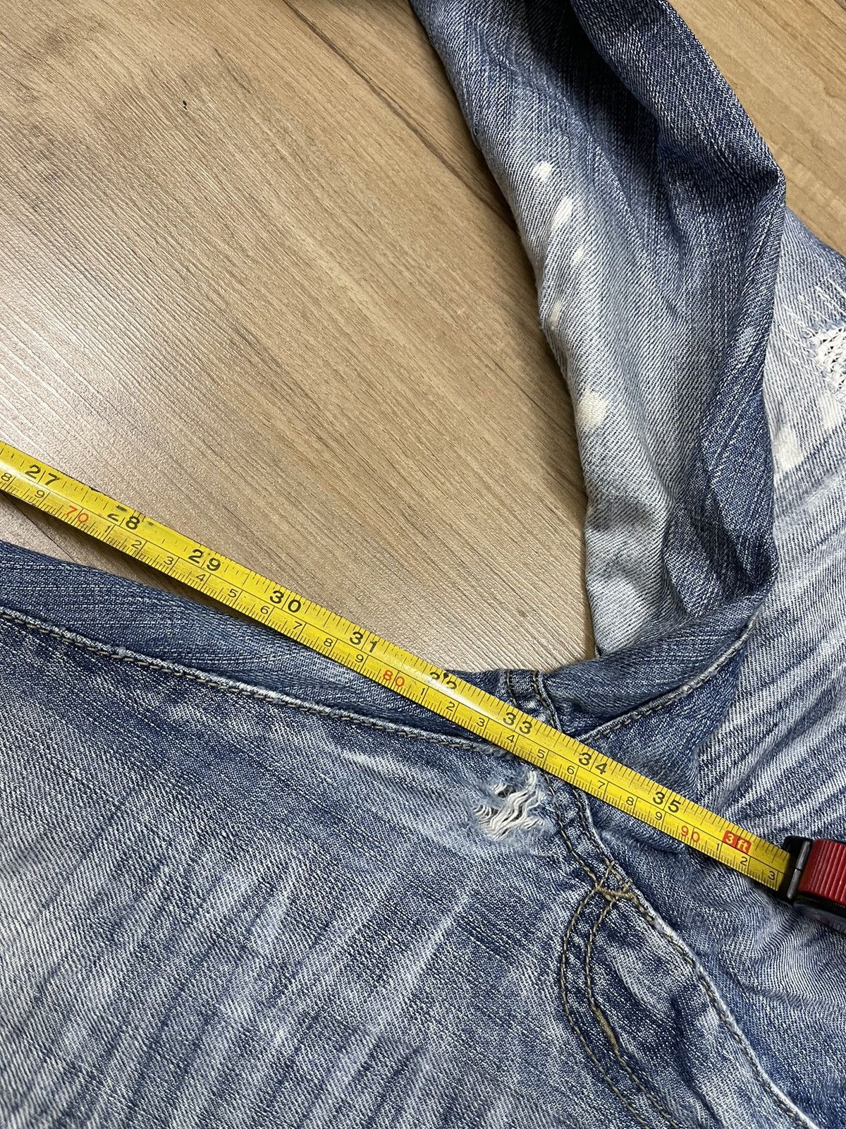 Issey Miyake Tete Homme Distressed Jeans Size US 32 / EU 48 - 11 Thumbnail