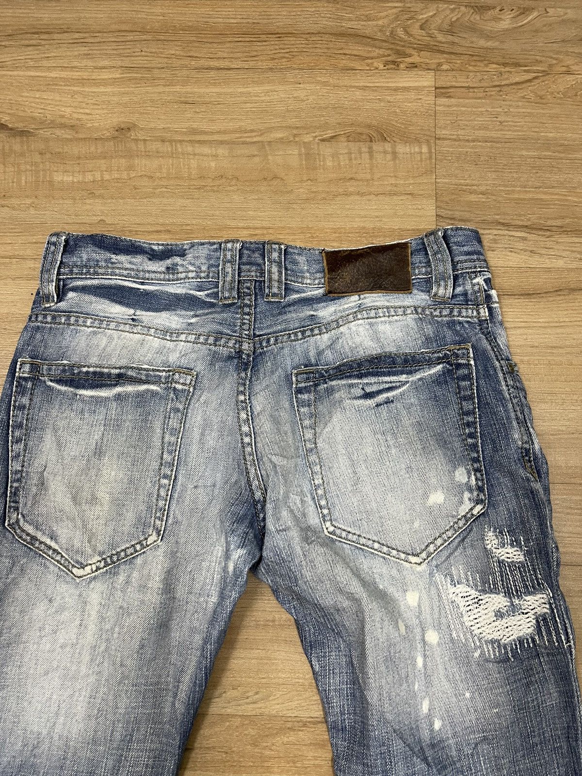 Issey Miyake Tete Homme Distressed Jeans Size US 32 / EU 48 - 6 Thumbnail