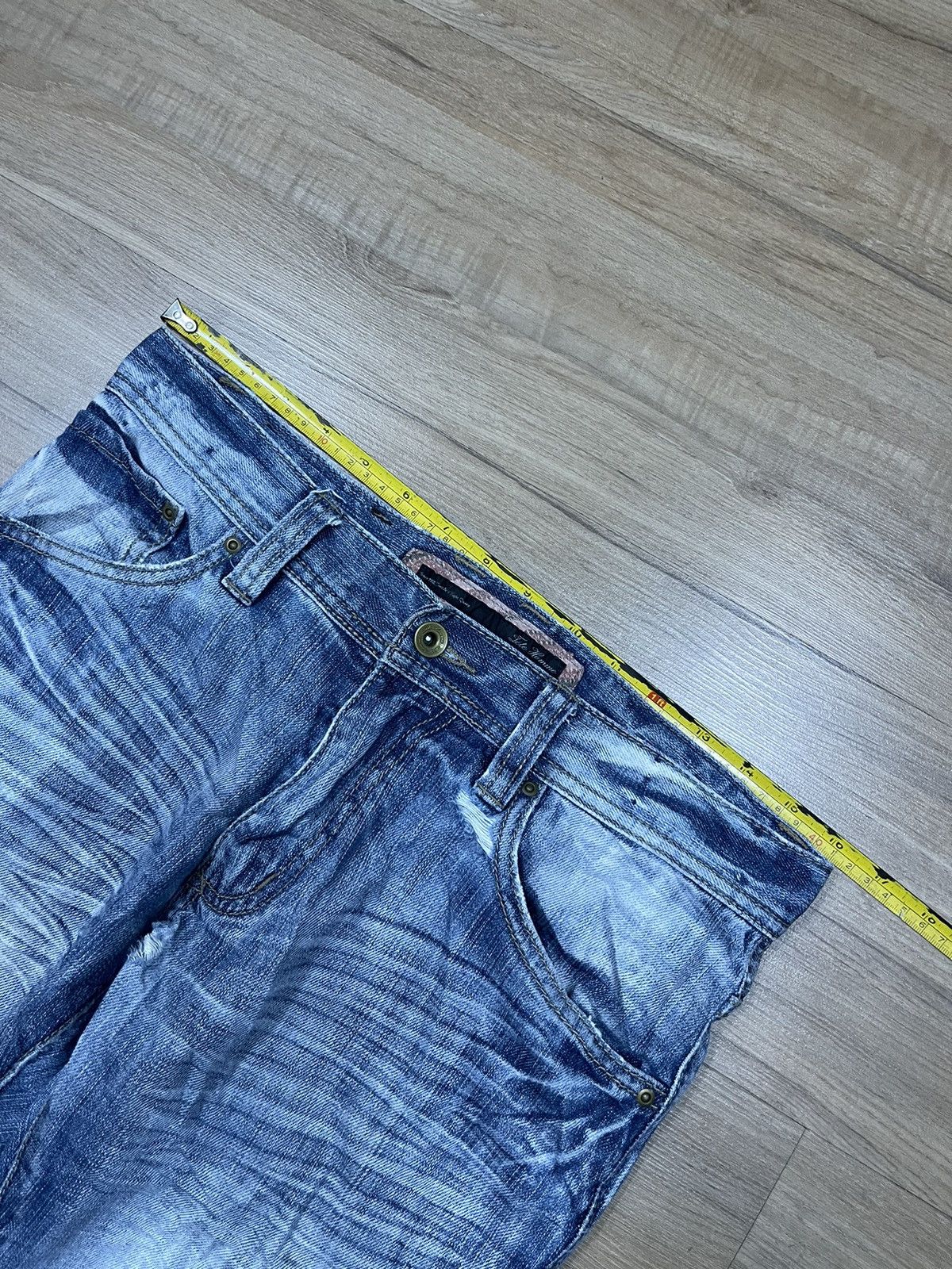 Issey Miyake Tete Homme Distressed Jeans Size US 32 / EU 48 - 3 Thumbnail