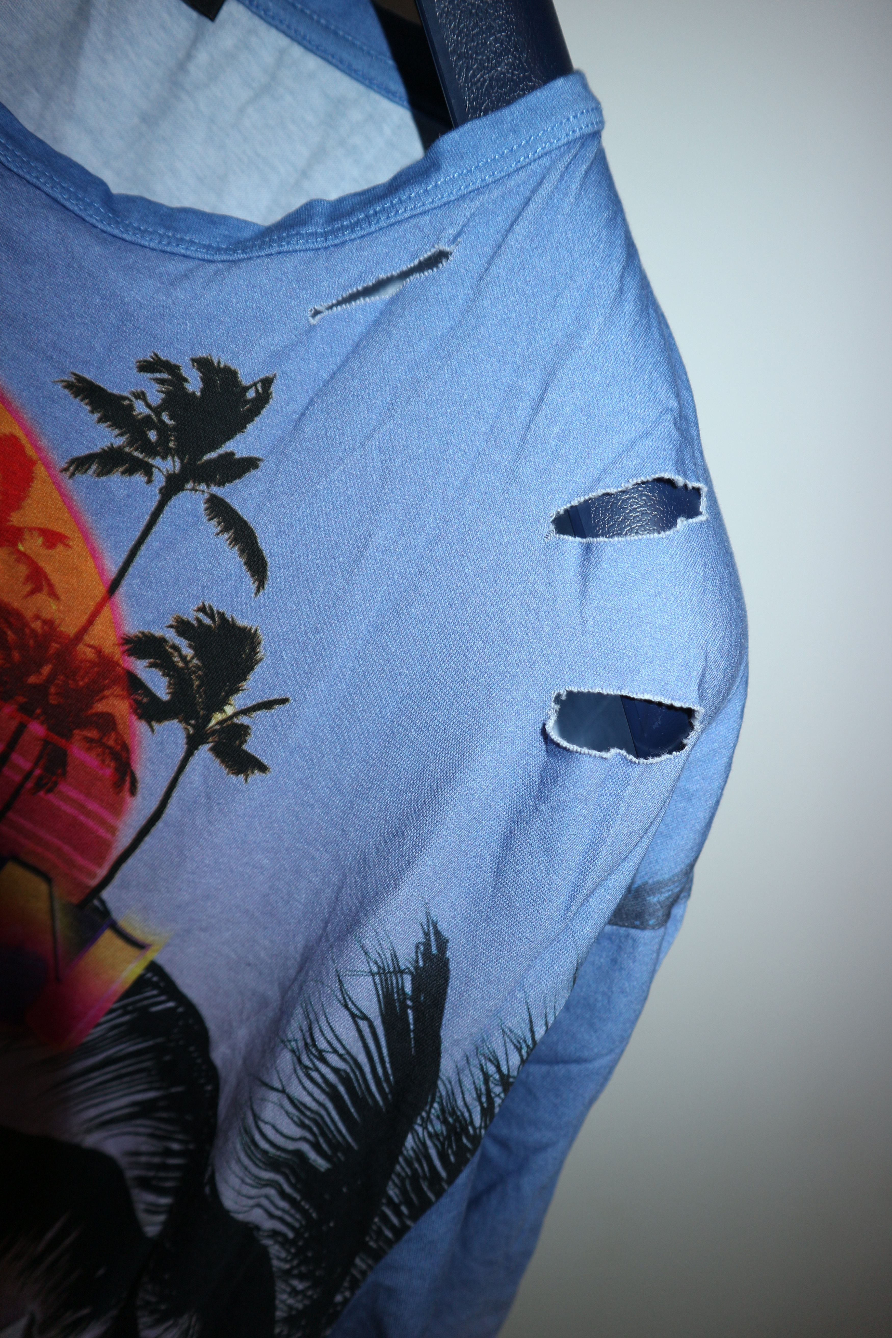 Balmain Logo print palms t-shirt Size US XL / EU 56 / 4 - 7 Thumbnail