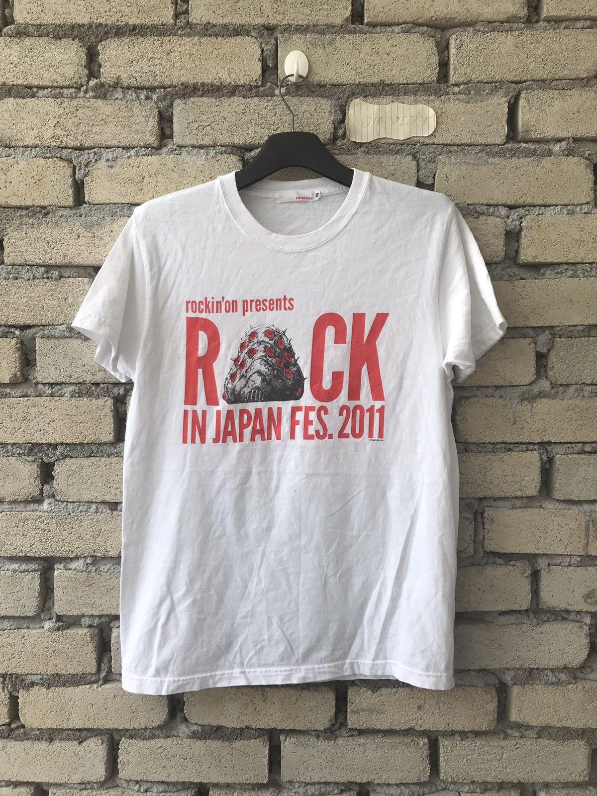 Band Tees × Japanese Brand Rock In Japan festival Tee Rockin’on Present Band Tees Size US M / EU 48-50 / 2 - 1 Thumbnail