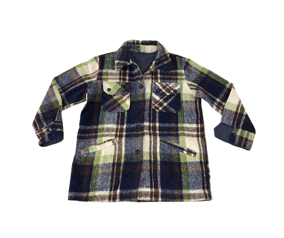 Flannel × Japanese Brand Flannel Shirt Button Down Plaid Checked Double Pockets Size US S / EU 44-46 / 1 - 1 Thumbnail