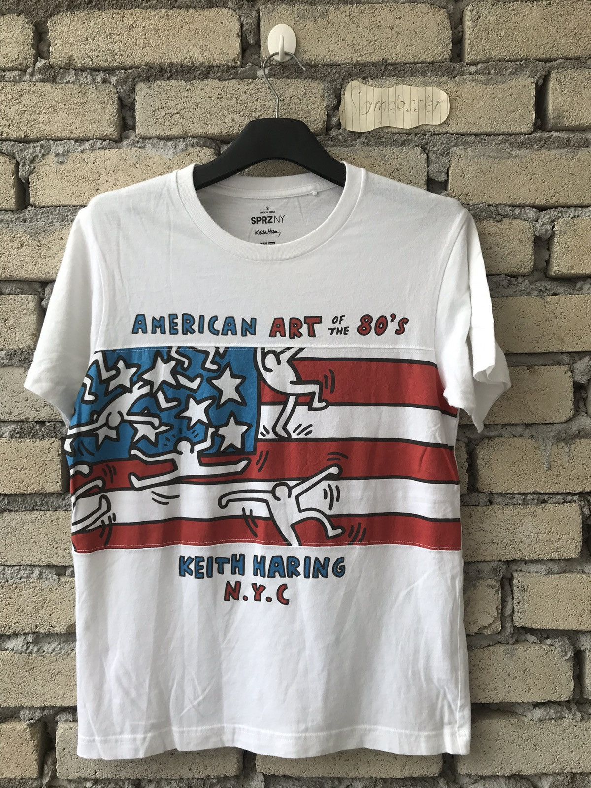 Keith Haring Keith Haring New York City American Art Flag Logo Size US S / EU 44-46 / 1 - 1 Thumbnail