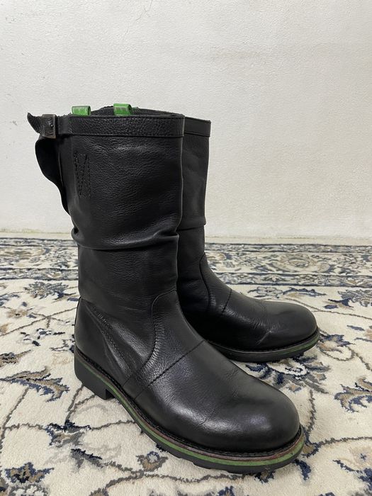 Dirk Bikkembergs 1999 Dirk Bikkembergs Leather Archive Boots Grailed