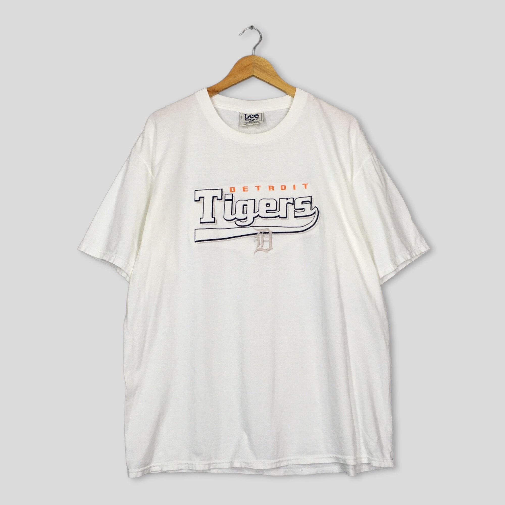 MLB Vintage Detroit Tigers MLB White T Shirt XLarge Size US XL / EU 56 / 4 - 1 Thumbnail