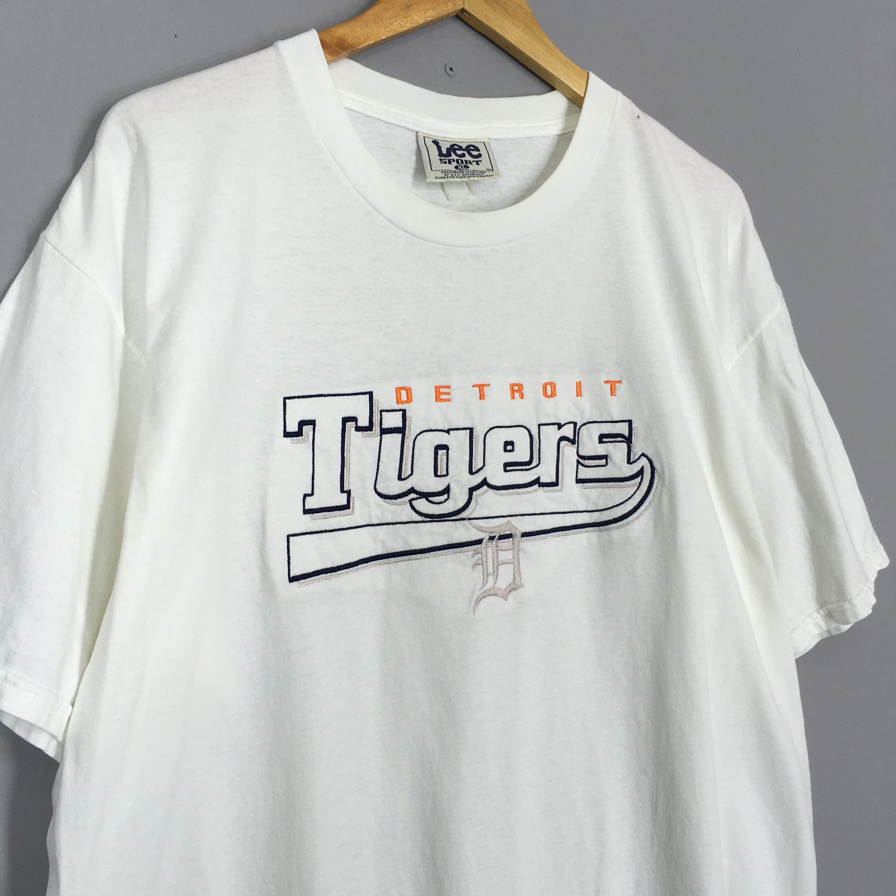 MLB Vintage Detroit Tigers MLB White T Shirt XLarge Size US XL / EU 56 / 4 - 3 Thumbnail