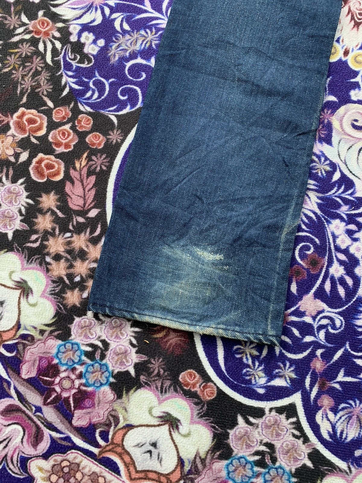 Full Count & Co. Vintage Flare Full Count Co Faded Wash Denim Size US 31 - 7 Thumbnail