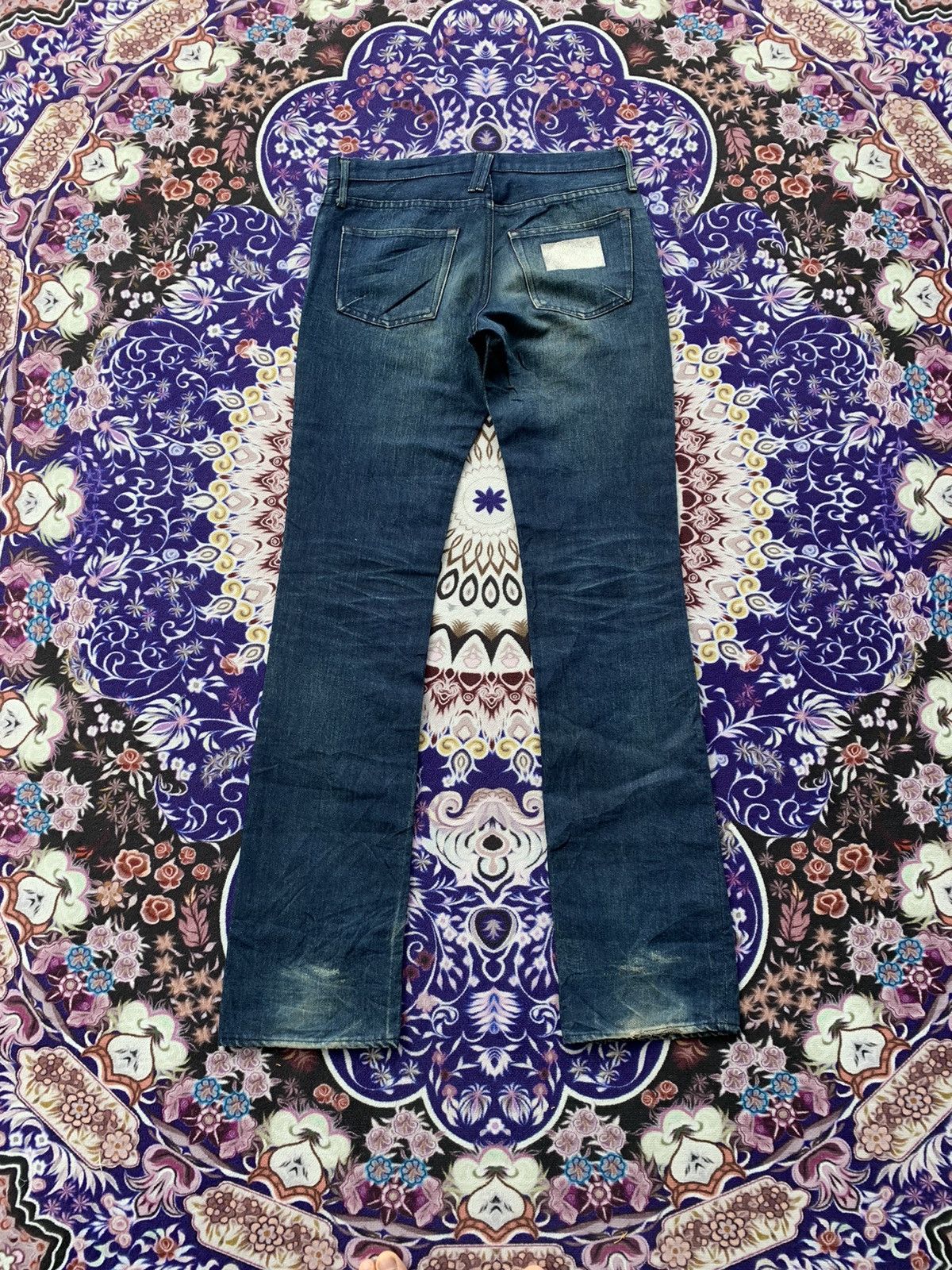 Full Count & Co. Vintage Flare Full Count Co Faded Wash Denim Size US 31 - 6 Thumbnail