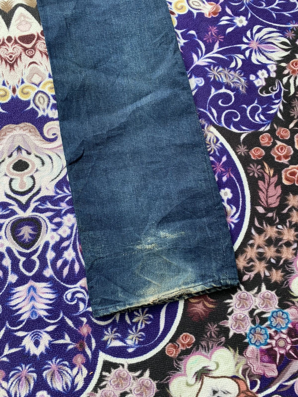 Full Count & Co. Vintage Flare Full Count Co Faded Wash Denim Size US 31 - 8 Thumbnail