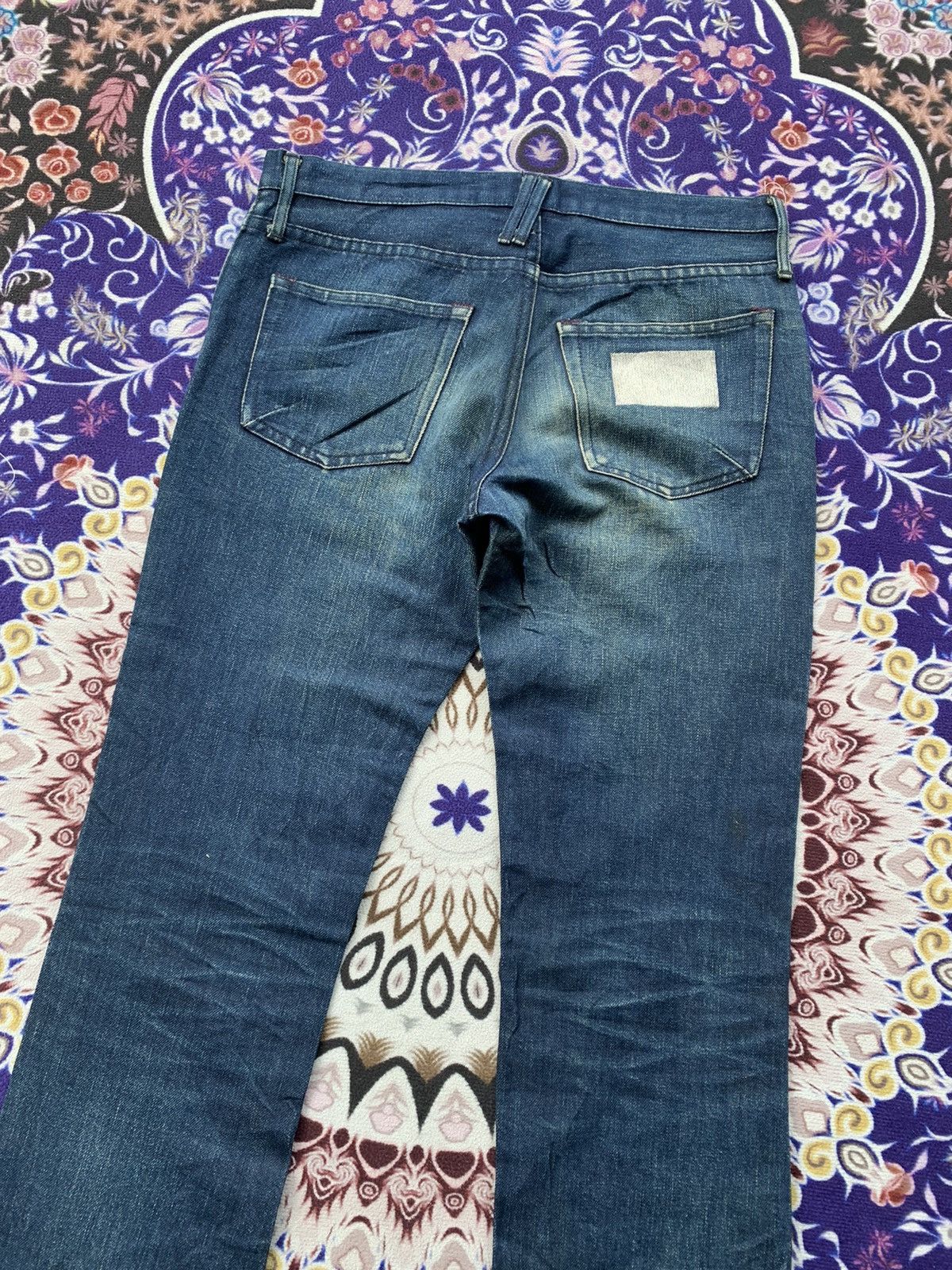 Full Count & Co. Vintage Flare Full Count Co Faded Wash Denim Size US 31 - 9 Thumbnail