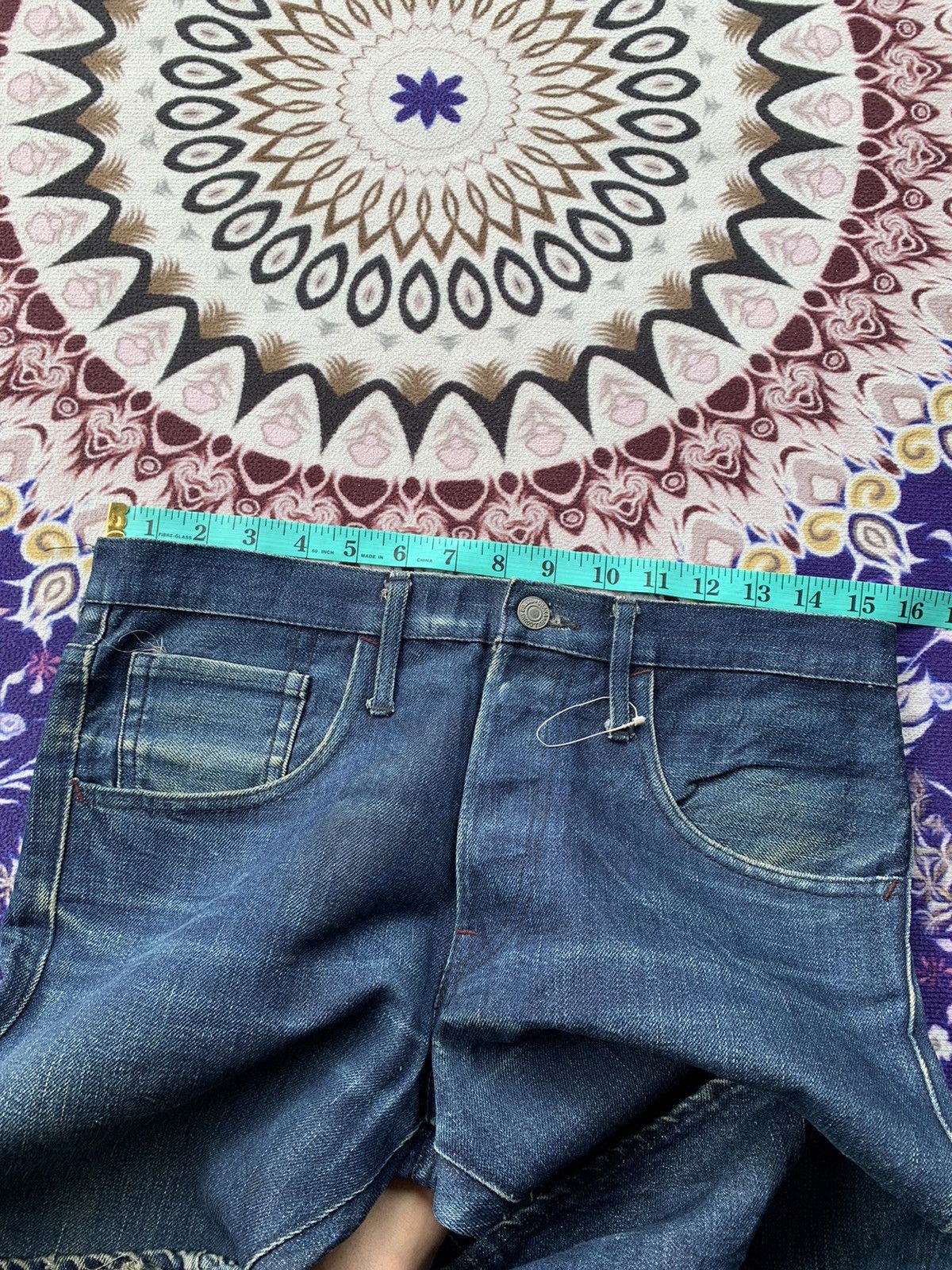 Full Count & Co. Vintage Flare Full Count Co Faded Wash Denim Size US 31 - 11 Thumbnail