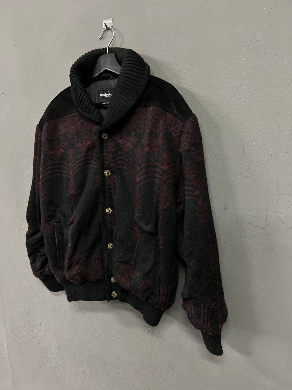 Japanese Brand ARNALDO BASSINI WOOL NATIVE DESIGN JACKET Size US M / EU 48-50 / 2 - 3 Thumbnail