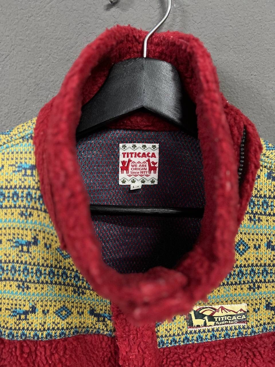 Japanese Brand TITICACA DEEP PILE FLEECE VEST JACKET Size US L / EU 52-54 / 3 - 5 Thumbnail