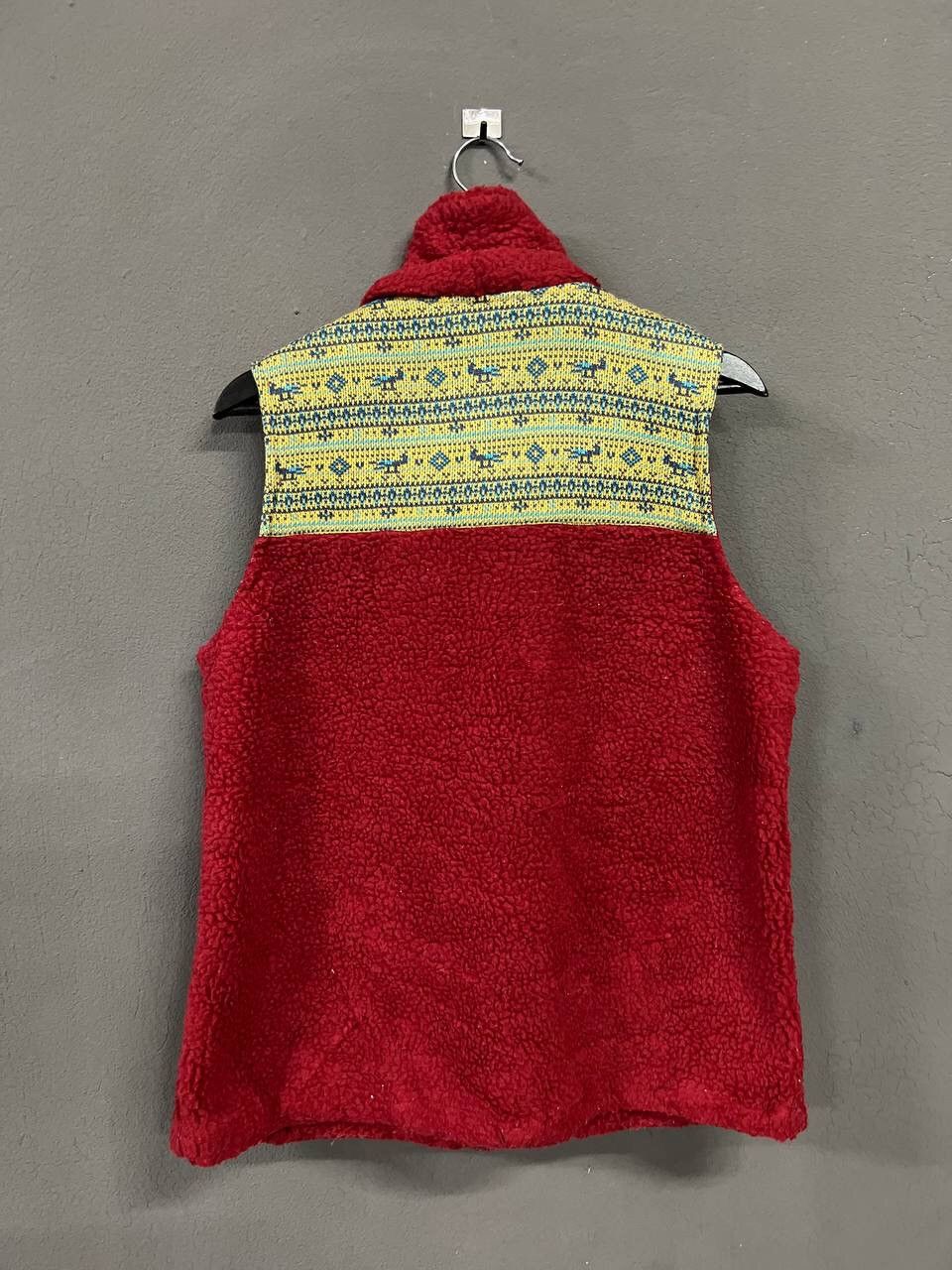 Japanese Brand TITICACA DEEP PILE FLEECE VEST JACKET Size US L / EU 52-54 / 3 - 7 Thumbnail