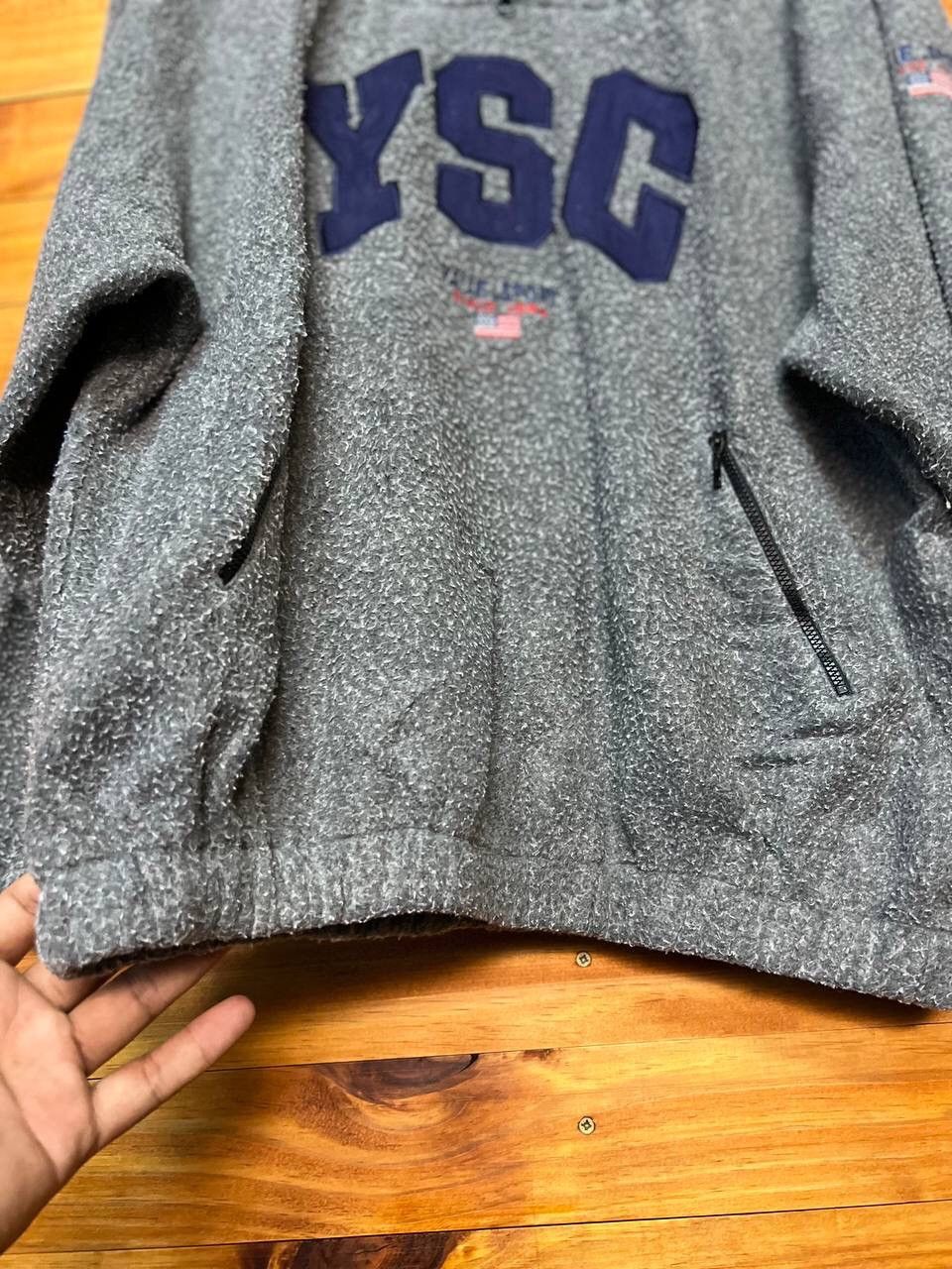 Japanese Brand YSC EMBROIDERY FLEECE JACKET Size US M / EU 48-50 / 2 - 11 Thumbnail