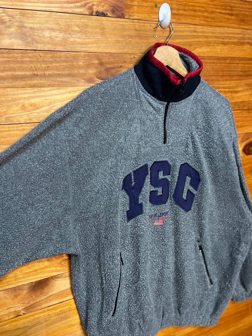Japanese Brand YSC EMBROIDERY FLEECE JACKET Size US M / EU 48-50 / 2 - 4 Thumbnail