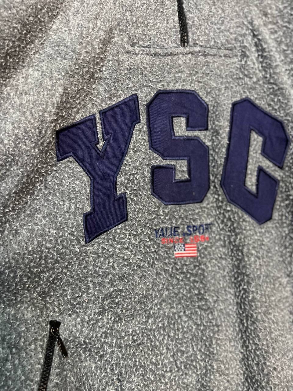 Japanese Brand YSC EMBROIDERY FLEECE JACKET Size US M / EU 48-50 / 2 - 5 Thumbnail