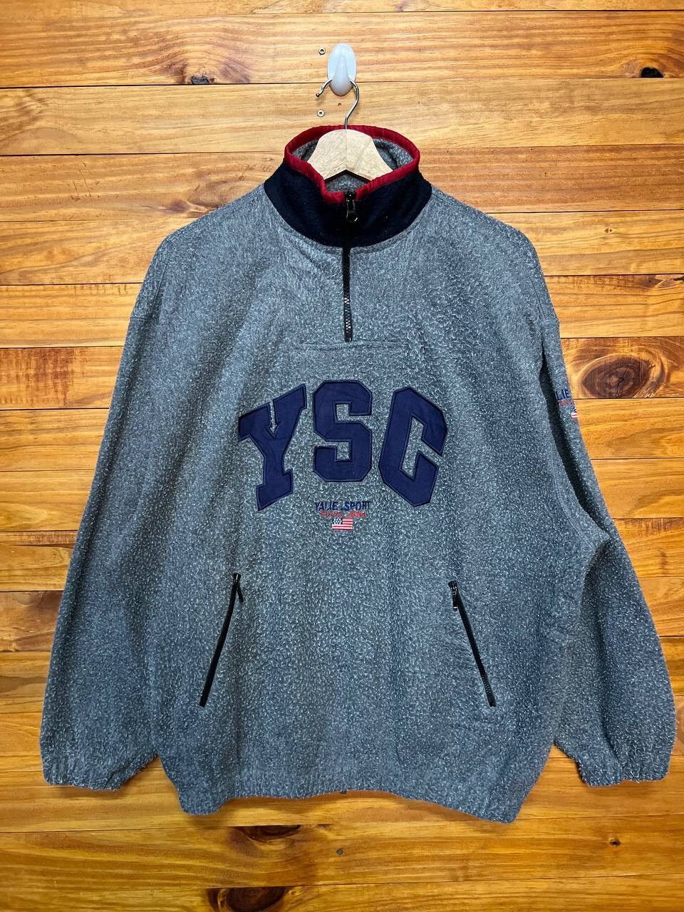 Japanese Brand YSC EMBROIDERY FLEECE JACKET Size US M / EU 48-50 / 2 - 1 Thumbnail