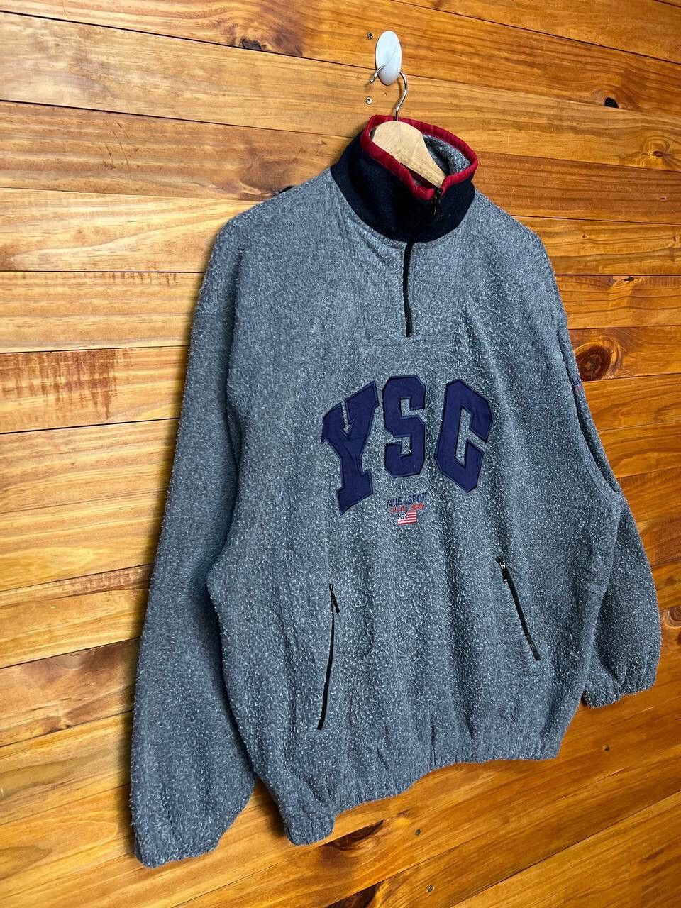 Japanese Brand YSC EMBROIDERY FLEECE JACKET Size US M / EU 48-50 / 2 - 2 Thumbnail