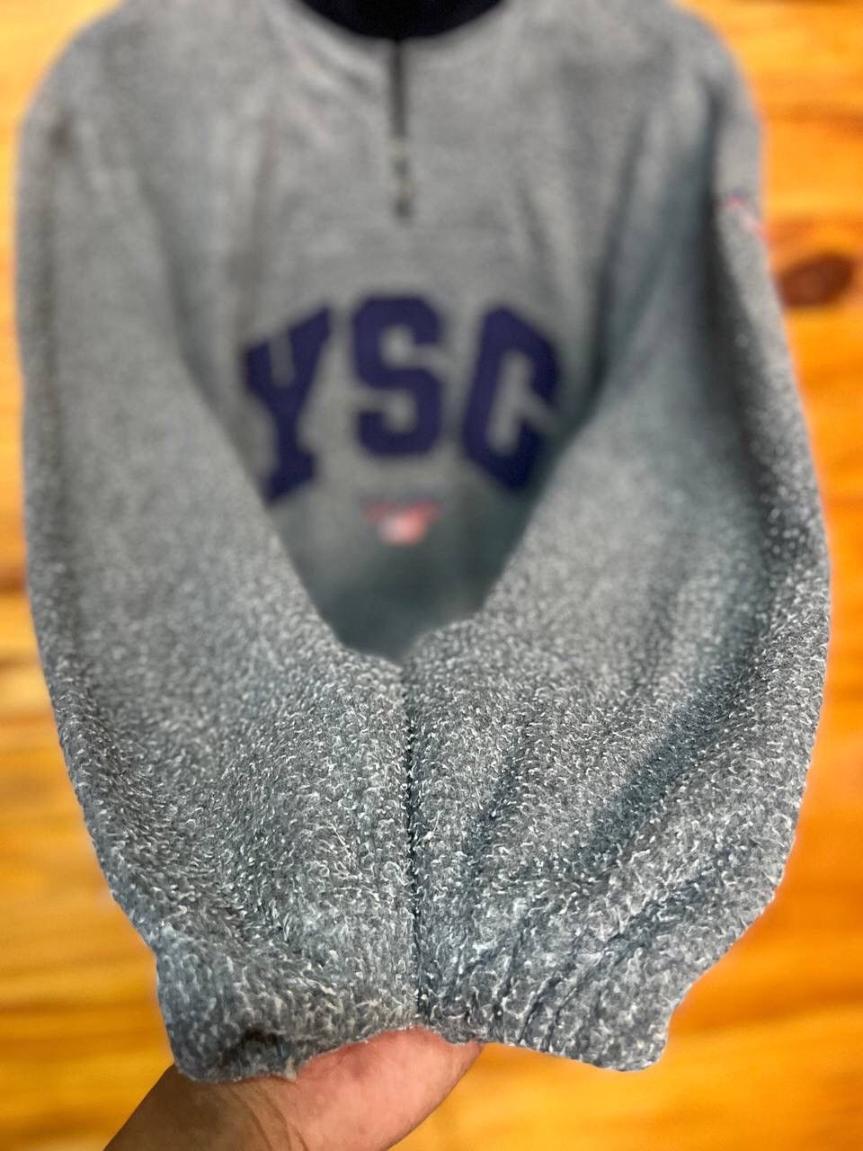 Japanese Brand YSC EMBROIDERY FLEECE JACKET Size US M / EU 48-50 / 2 - 8 Thumbnail