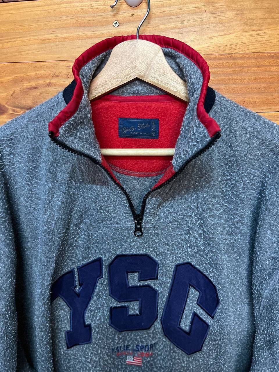 Japanese Brand YSC EMBROIDERY FLEECE JACKET Size US M / EU 48-50 / 2 - 6 Thumbnail