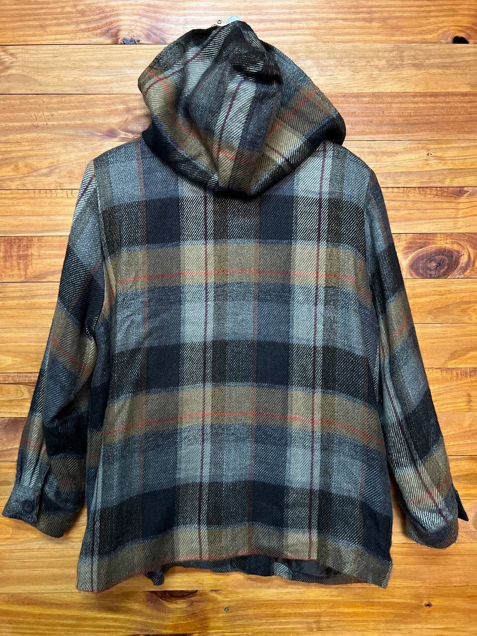 Japanese Brand ELEGANCE WOOL HOODIE JACKET Size US M / EU 48-50 / 2 - 7 Thumbnail