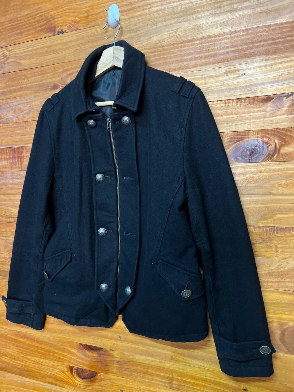 PPFM PPFM WOOL PEACOAT JACKET FOR WOMEN Size US L / EU 52-54 / 3 - 3 Thumbnail