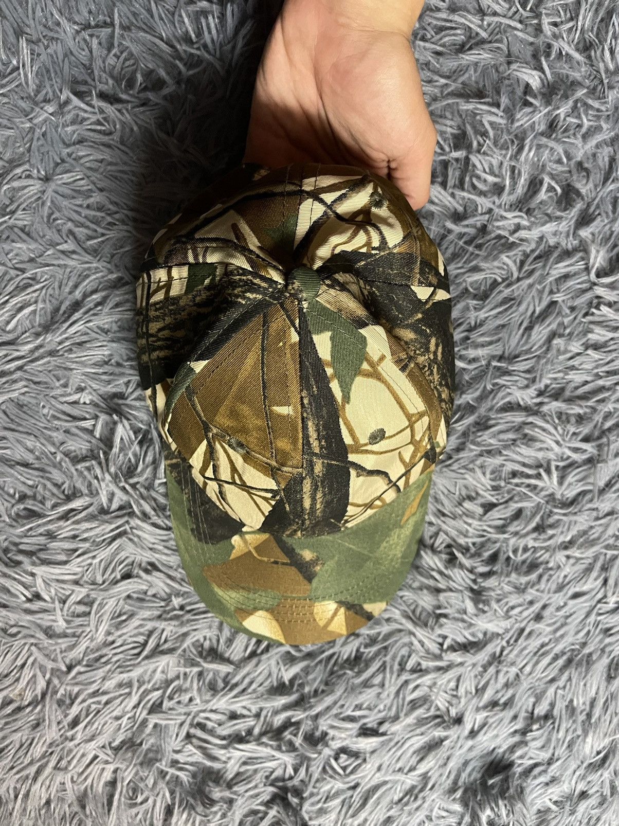 Vintage Camo Real Tree military style hunting cap Size ONE SIZE - 4 Thumbnail