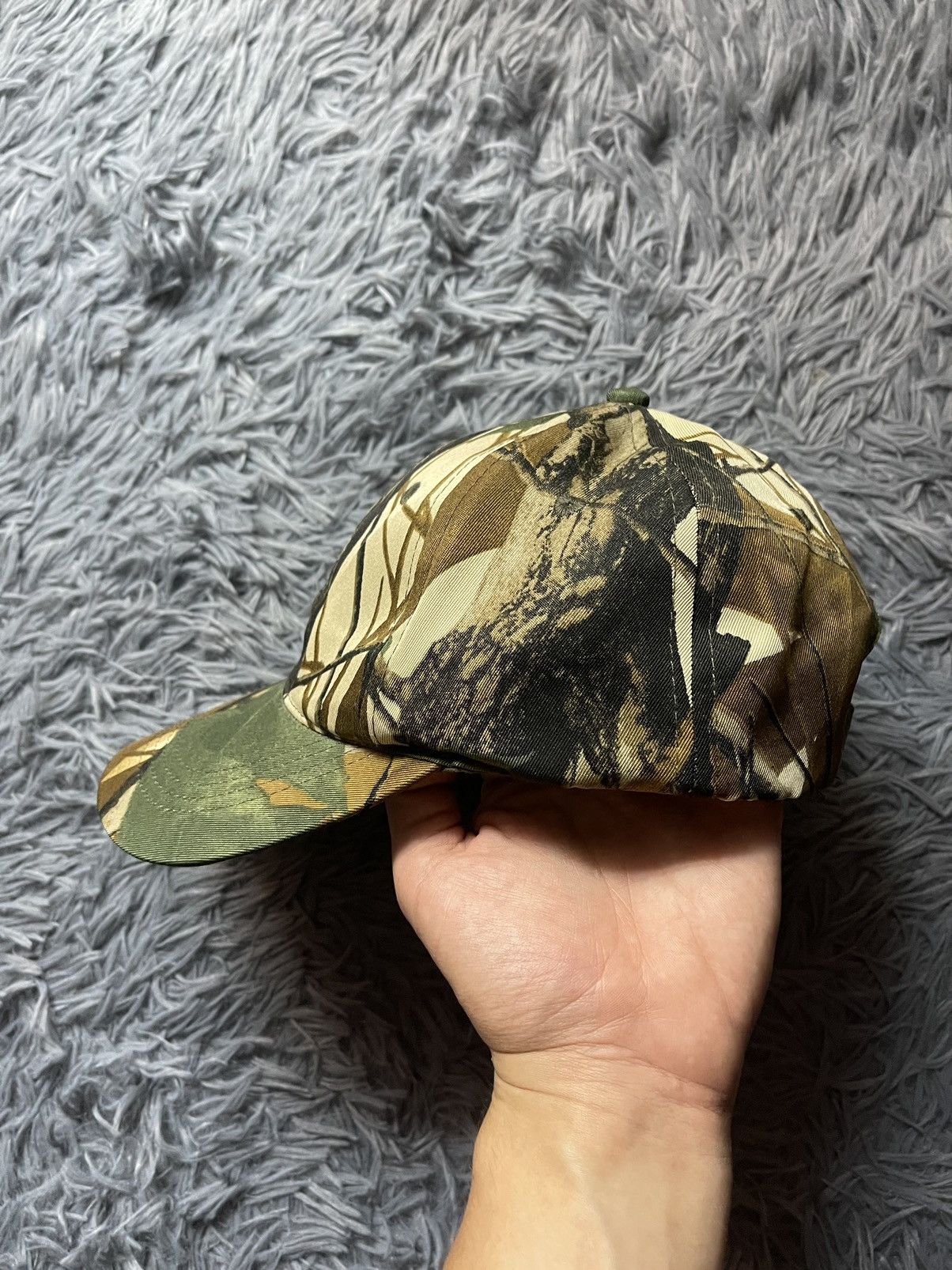 Vintage Camo Real Tree military style hunting cap Size ONE SIZE - 6 Thumbnail