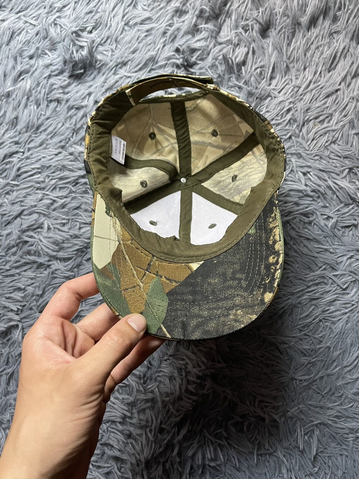 Vintage Camo Real Tree military style hunting cap Size ONE SIZE - 7 Thumbnail