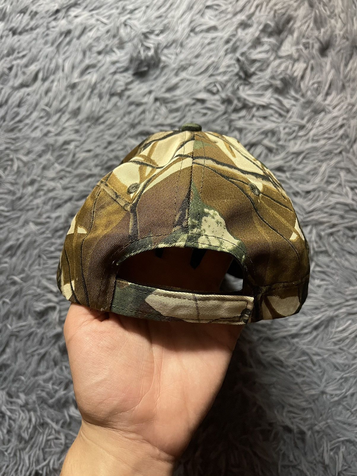 Vintage Camo Real Tree military style hunting cap Size ONE SIZE - 3 Thumbnail
