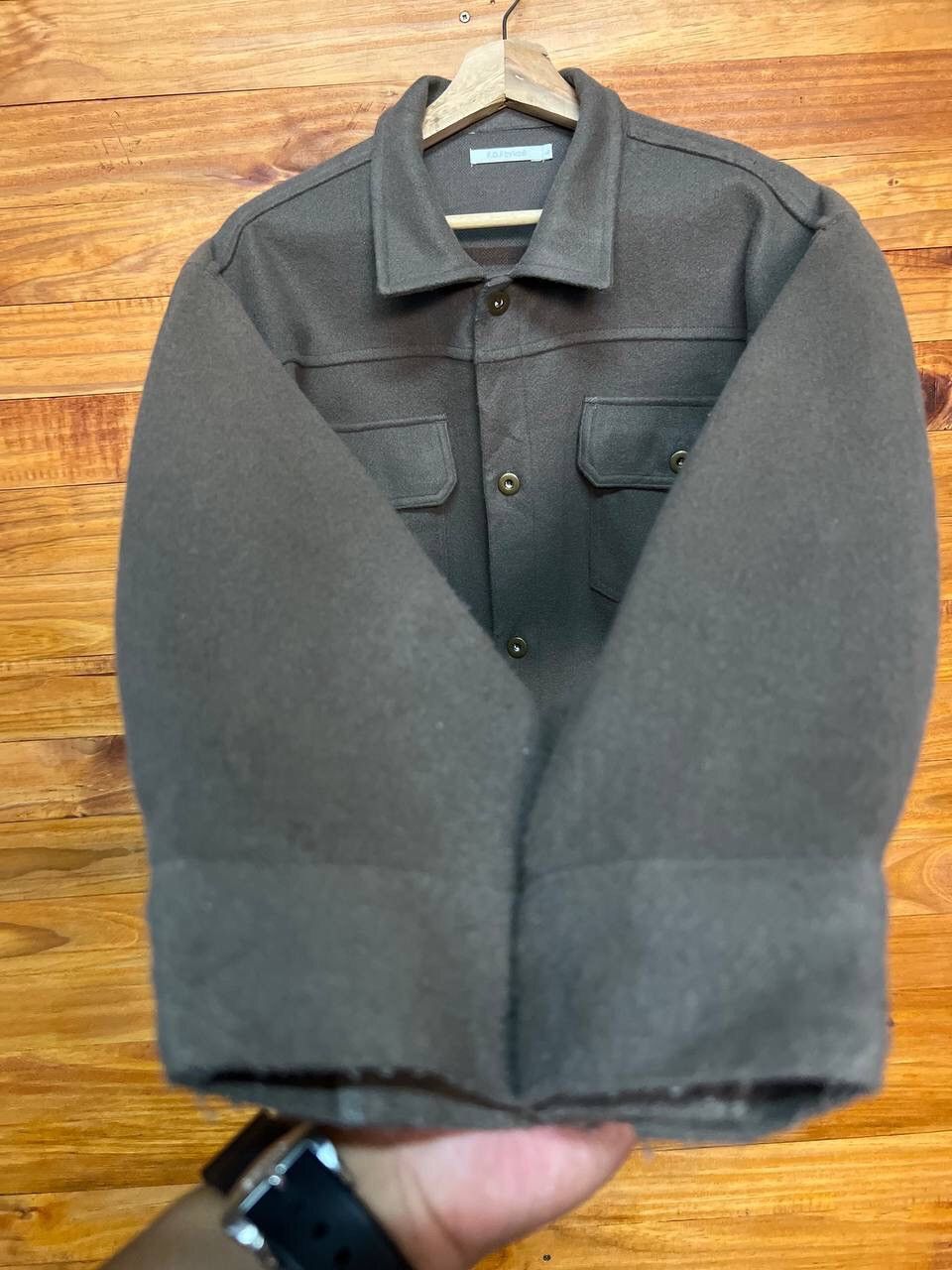 Japanese Brand F.O.F BY KOE SHIRT JACKET Size US L / EU 52-54 / 3 - 7 Thumbnail
