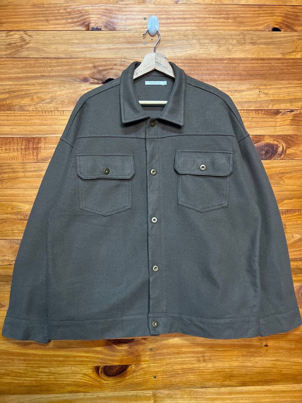 Japanese Brand F.O.F BY KOE SHIRT JACKET Size US L / EU 52-54 / 3 - 1 Thumbnail