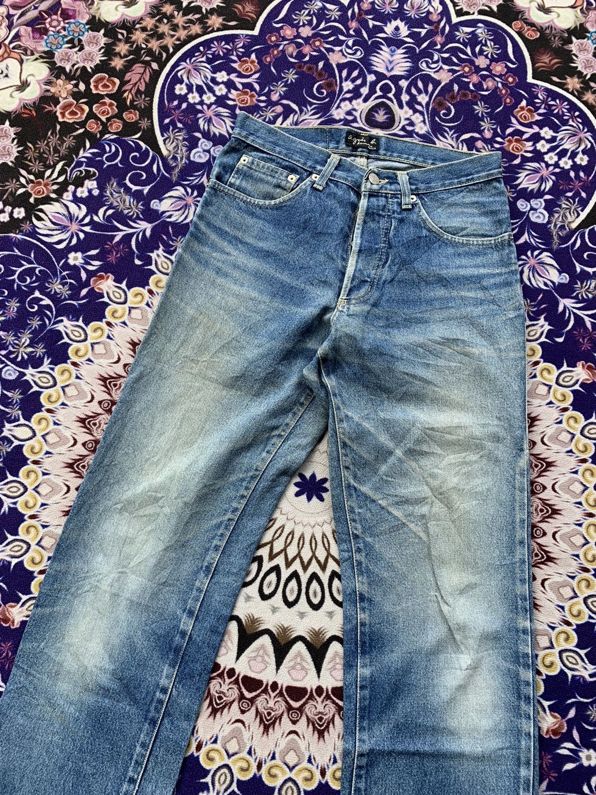 agnes b. Vintage Agnes B France Denim Size US 29 - 2 Thumbnail
