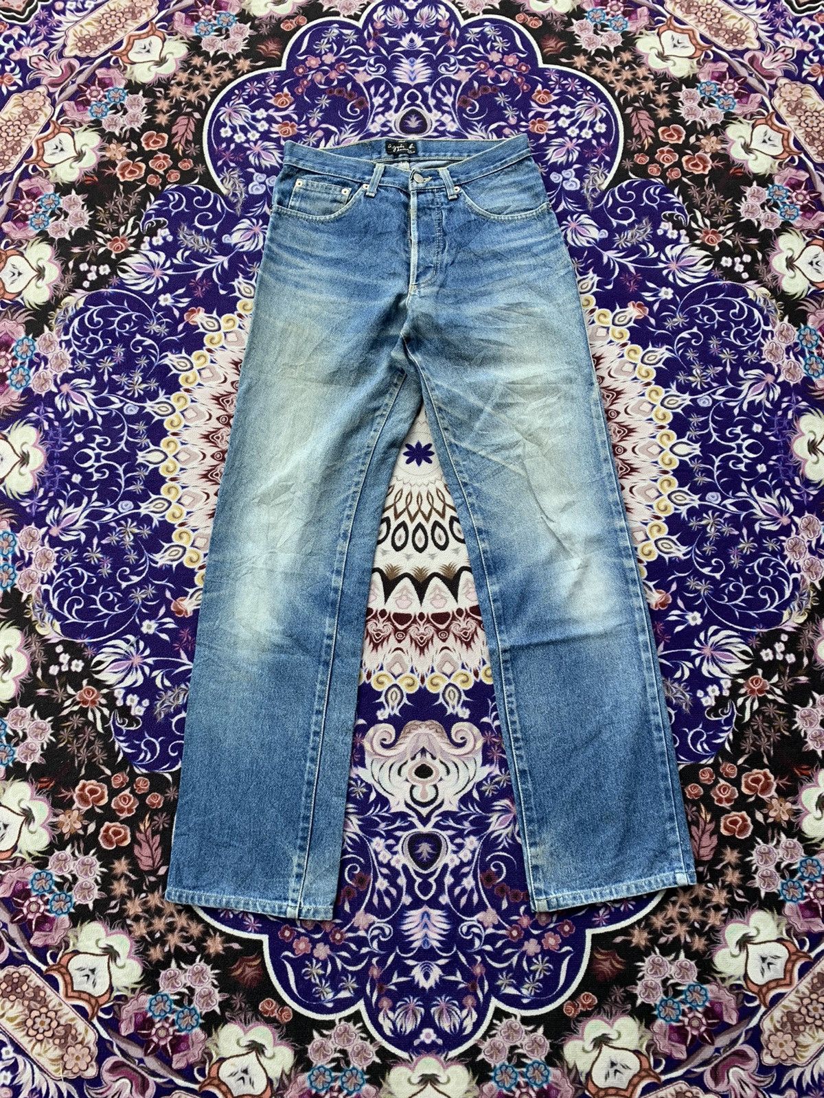 agnes b. Vintage Agnes B France Denim Size US 29 - 1 Thumbnail