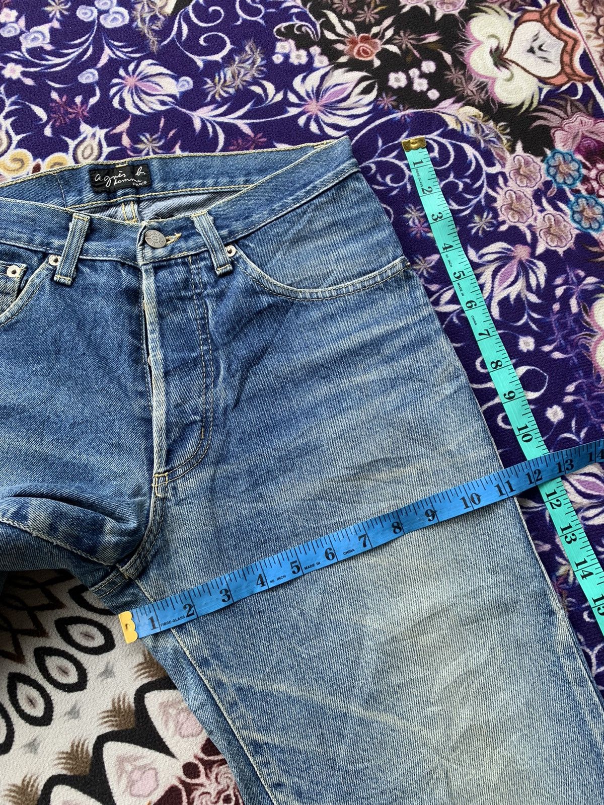 agnes b. Vintage Agnes B France Denim Size US 29 - 13 Thumbnail
