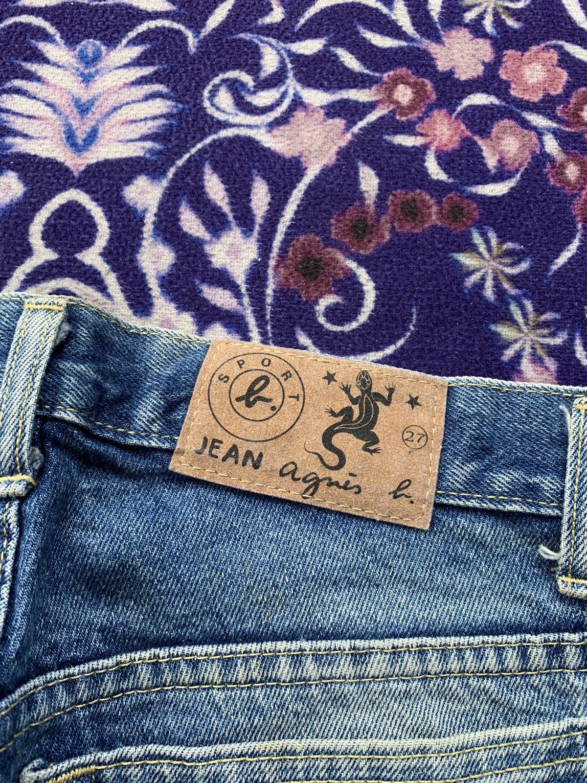 agnes b. Vintage Agnes B France Denim Size US 29 - 11 Thumbnail