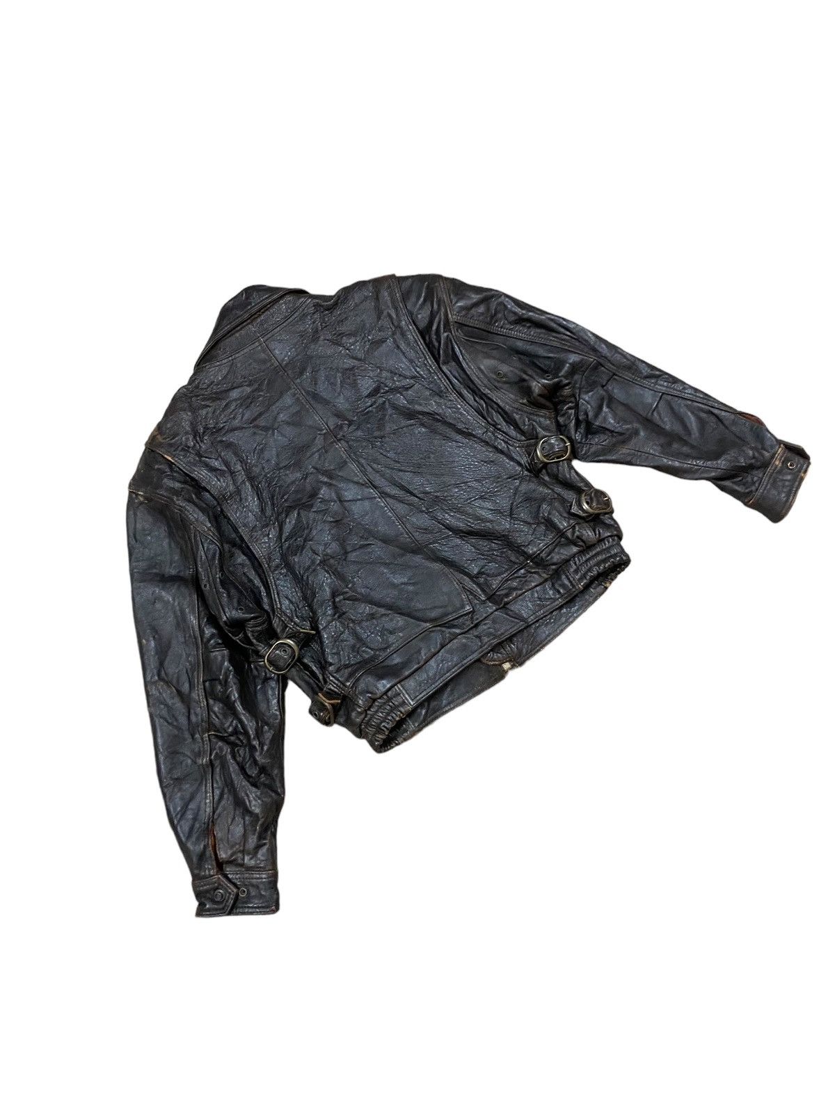 Vintage Vtg🔥Wind Armor True Leather Jacket Rockabilly Fashion Style Size US M / EU 48-50 / 2 - 19 Thumbnail