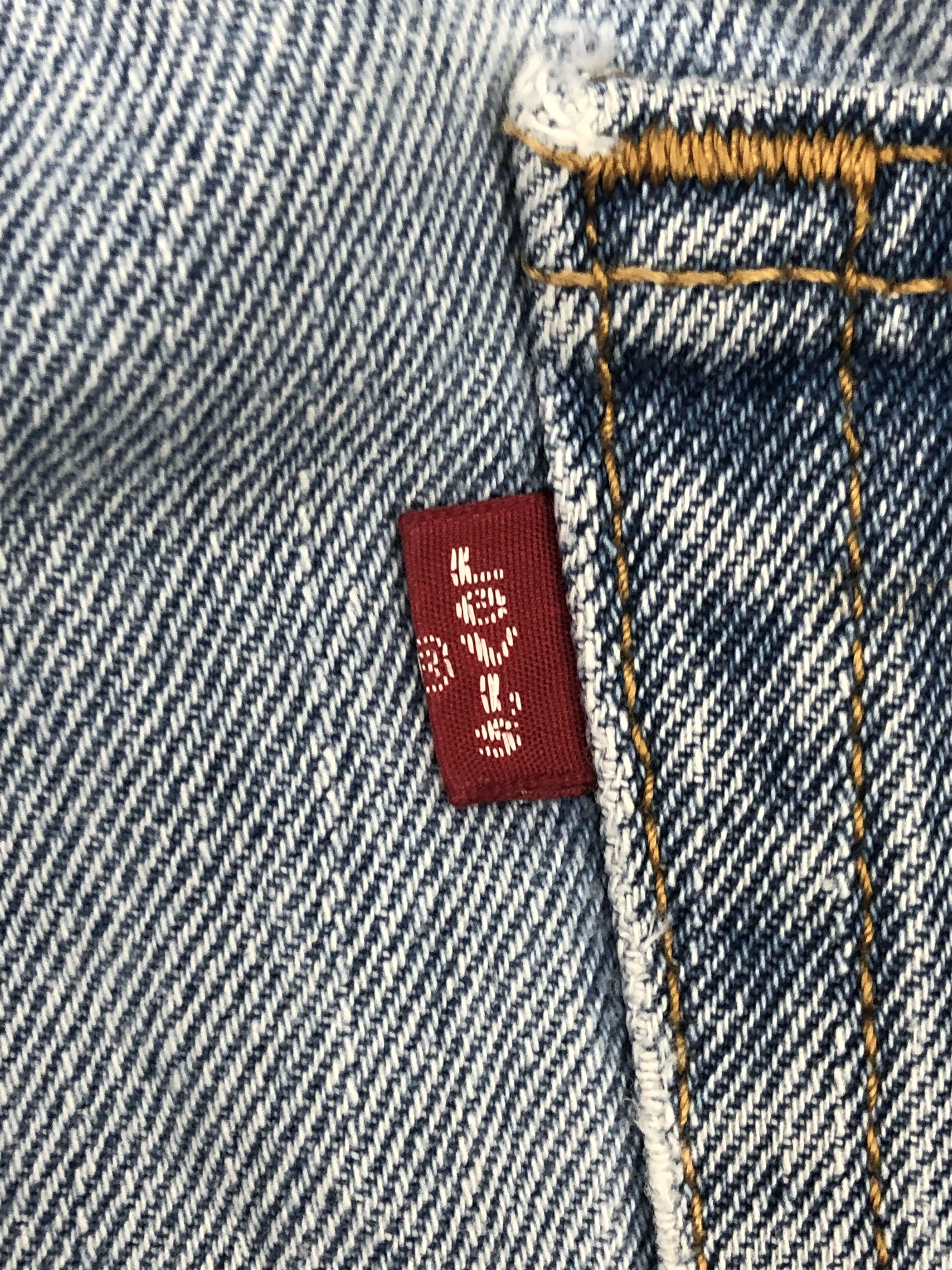 Levi's Vintage Levis 550 Faded Blue Jeans DP1547 Size US 37 - 6 Thumbnail