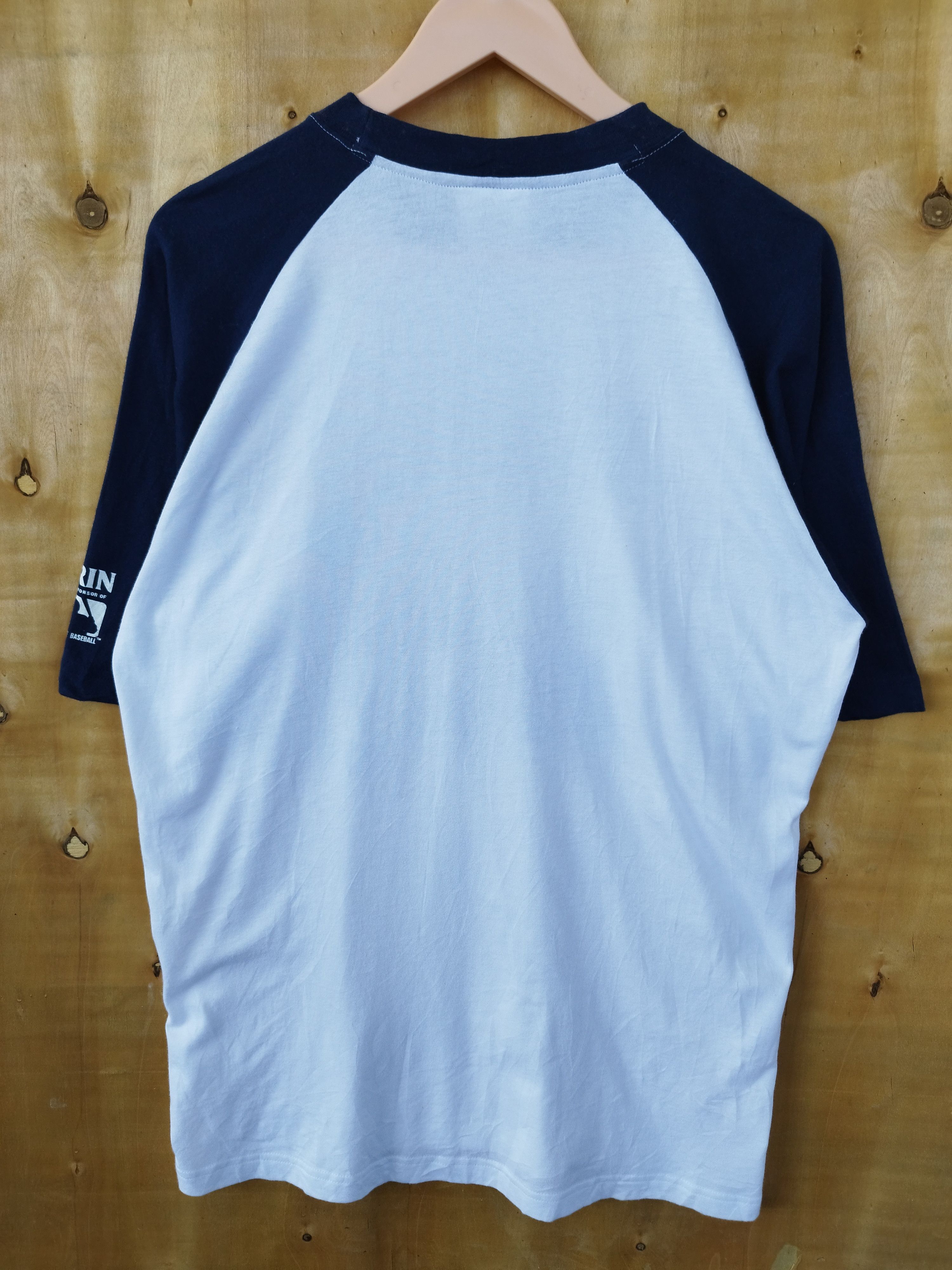 MLB × Majestic Seatle Mariners t shirt raglan Kirin Japan Size US L / EU 52-54 / 3 - 6 Thumbnail