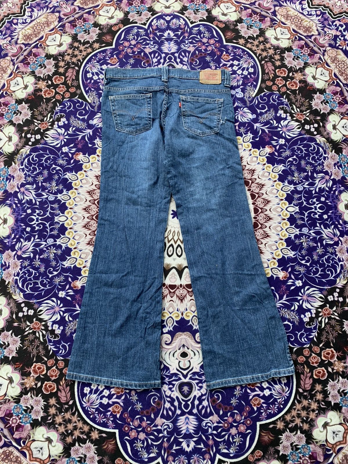 Levi's Levis Nouveau Low Trouser Boot Cut Denim Size US 32 / EU 48 - 6 Thumbnail