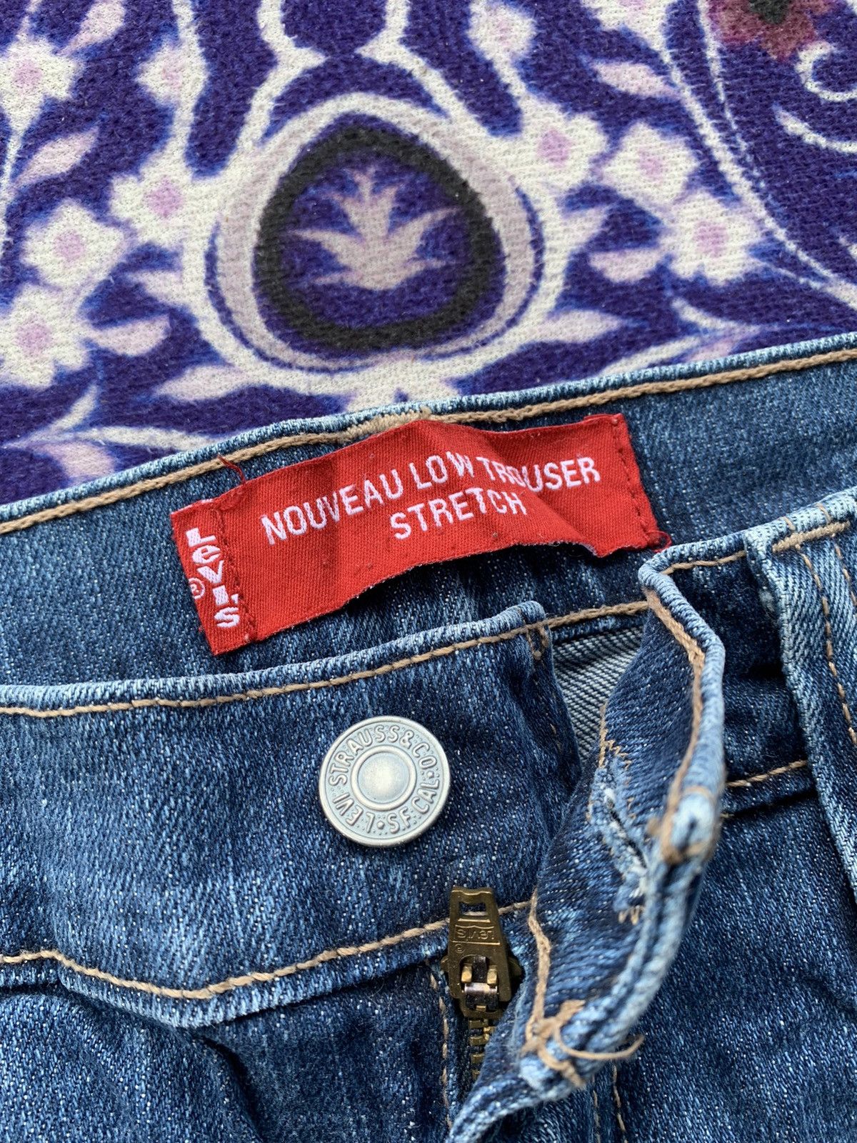 Levi's Levis Nouveau Low Trouser Boot Cut Denim Size US 32 / EU 48 - 3 Thumbnail