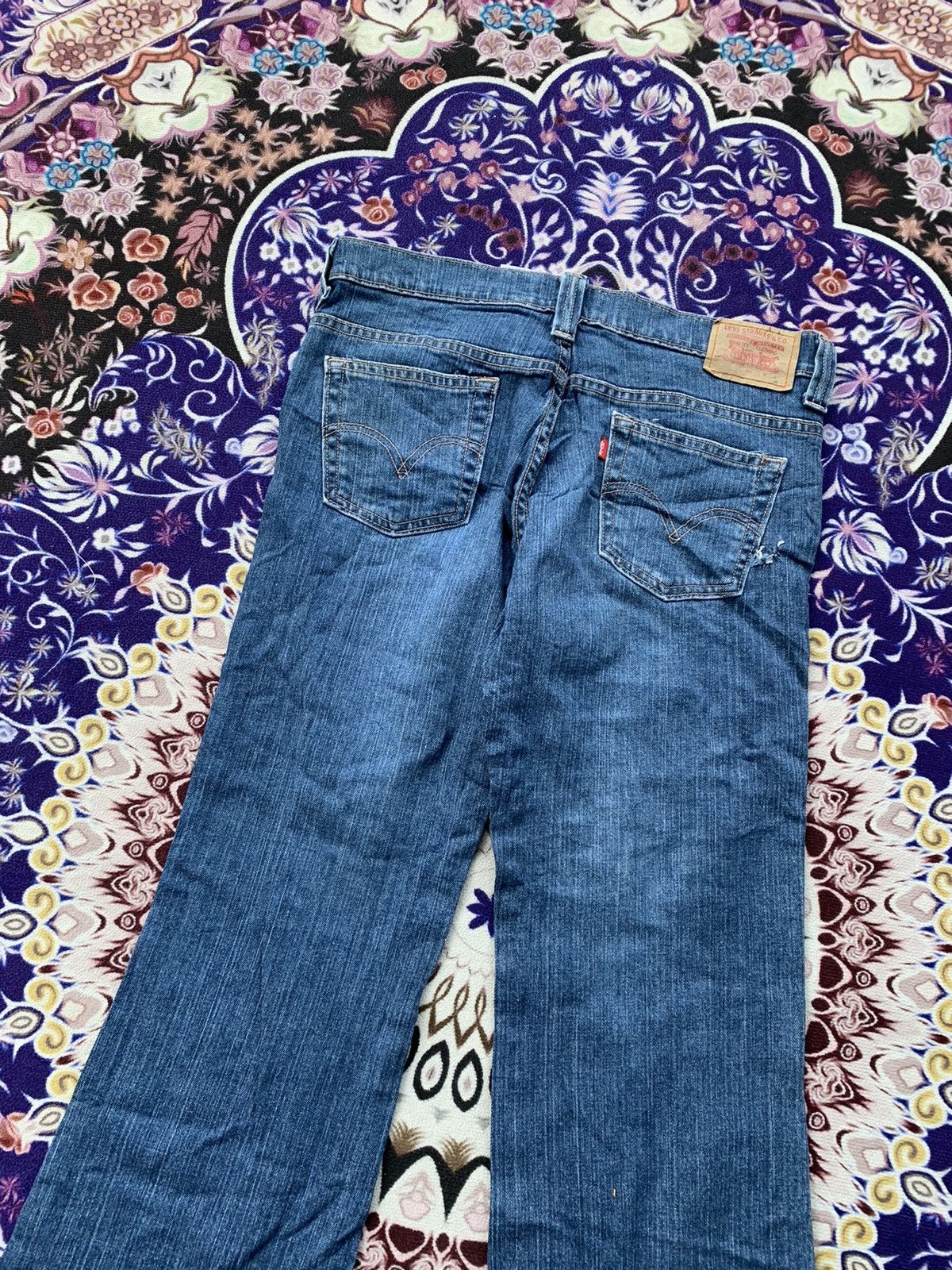 Levi's Levis Nouveau Low Trouser Boot Cut Denim Size US 32 / EU 48 - 7 Thumbnail