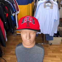 Mitchell & Ness Juice WRLD x Chicago Bulls Strapback Hat Red