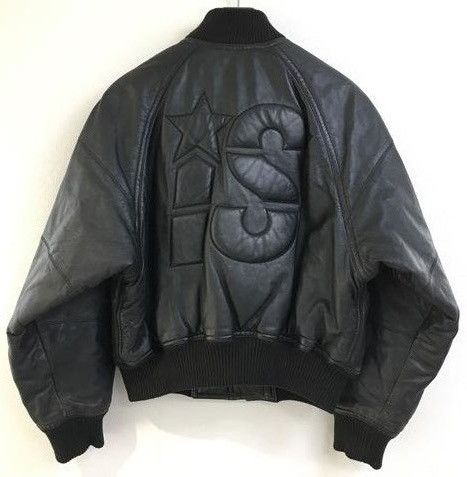 Rare 80s Vintage ISSEY MIYAKE Embossed Stajan MA-1 Jacket