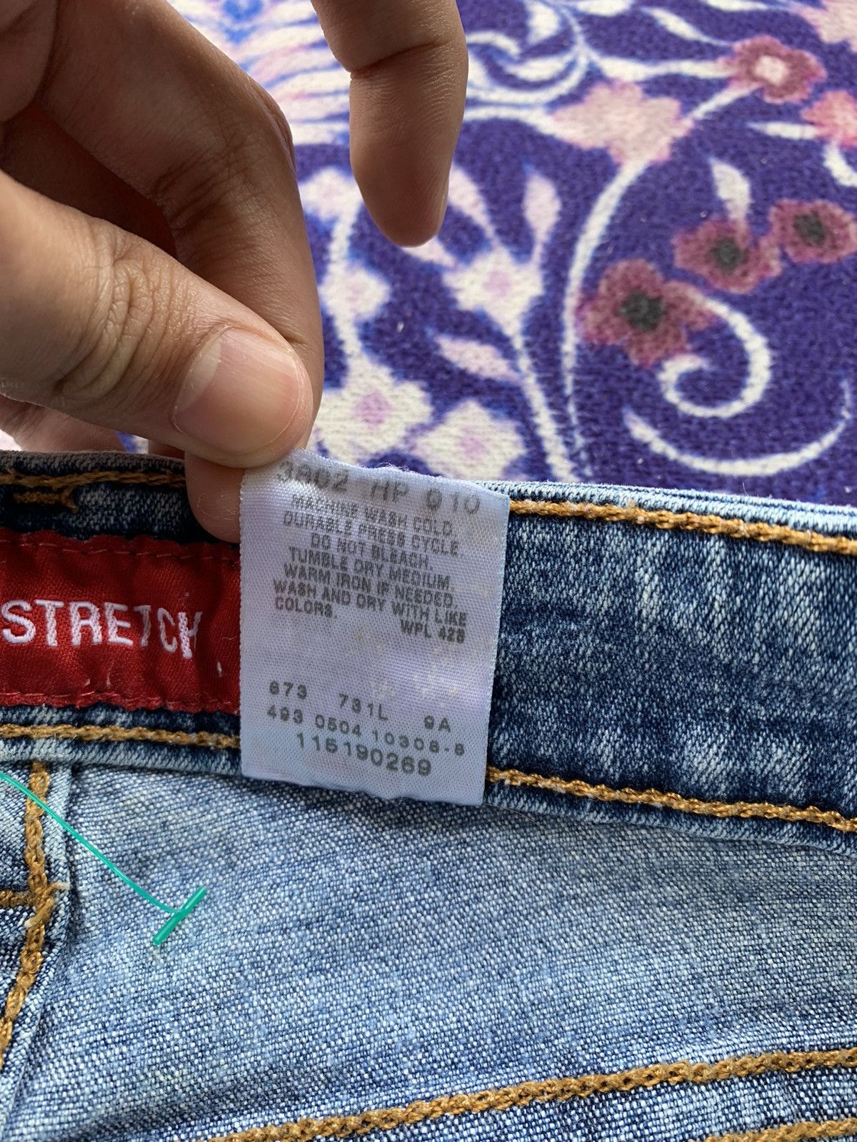 Levi's Levis Flare 519 Faded Wash Denim Size US 29 - 5 Thumbnail